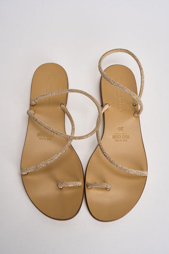 Sandali donna gioiello oro - 5