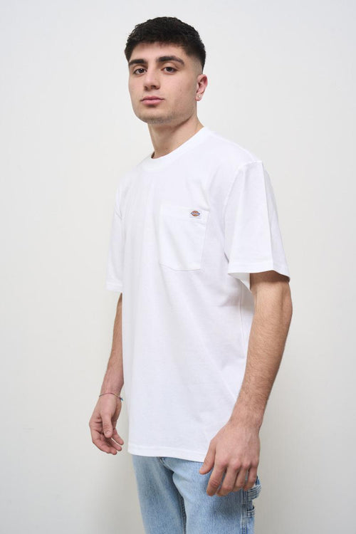 T-shirt uomo girocollo bianca - 2