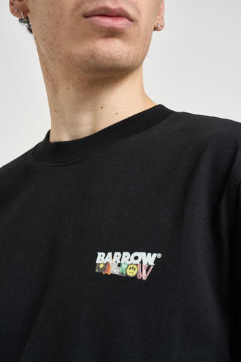T-shirt uomo con stampa nera - 3