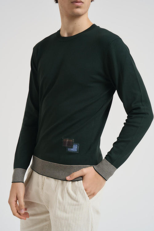 Maglia uomo girocollo verde