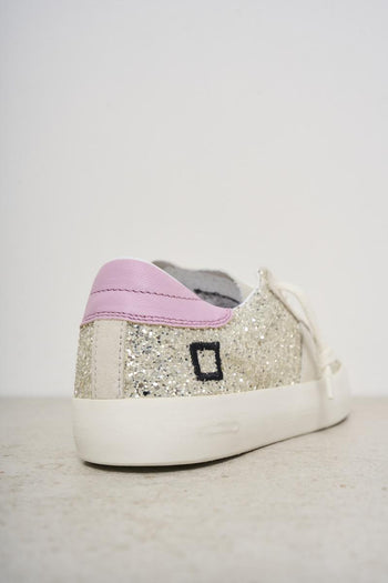 Women's gold and pink sneakers - 7
