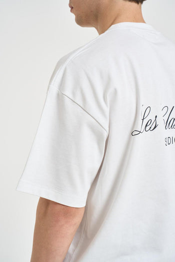 T-shirt uomo girocollo bianca - 5