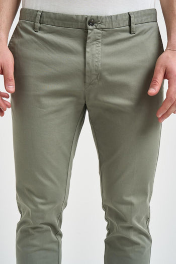 Pantalone uomo slim verde - 4