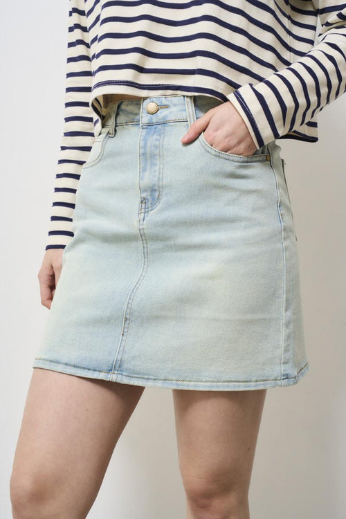 Minigonna donna in denim