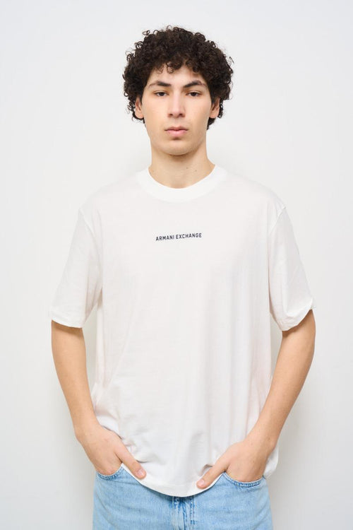 T-shirt uomo girocollo bianca