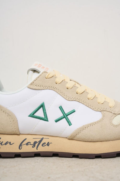 Sneakers uomo bianca e verde - 2