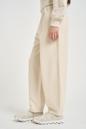 Set coordinato donna relaxed fit panna - 5