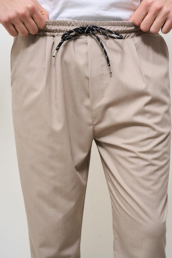 Pantalone uomo regular beige - 7