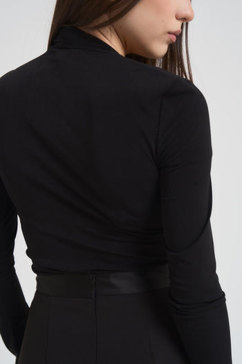 Top donna cut out nero - 4