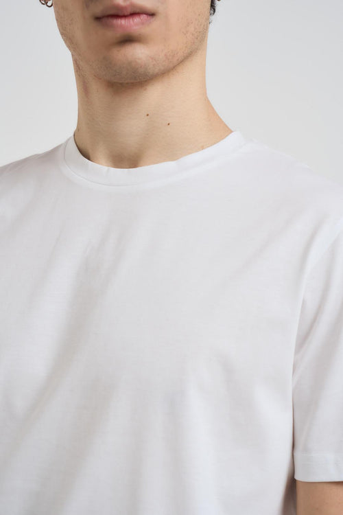 T-shirt uomo girocollo bianca - 2