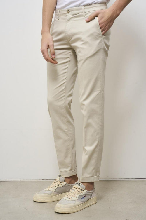Pantalone uomo chino panna - 2