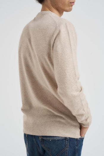 Maglia uomo girocollo beige - 3