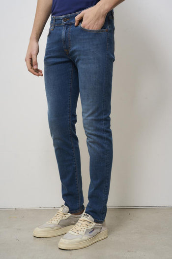 Jeans uomo skinny denim scuro - 3