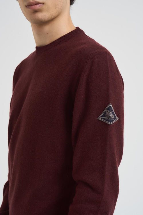 Maglia uomo girocollo bordeaux - 2