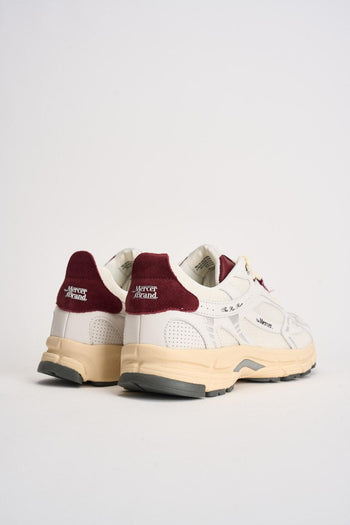 Sneakers donna Rerun bianca e bordeaux - 6