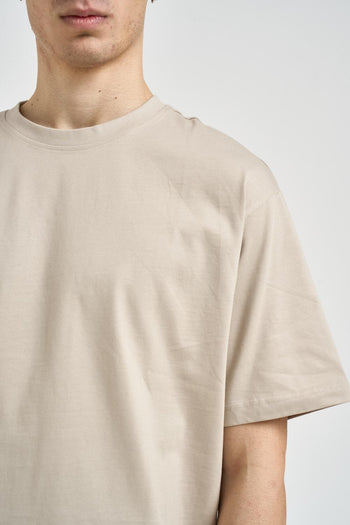 T-shirt uomo over beige - 3