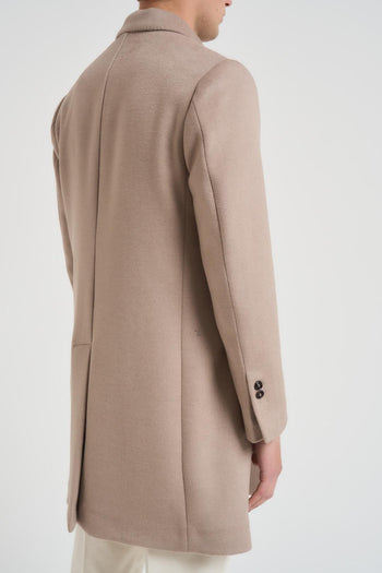 Cappotto uomo doppiopetto sabbia - 6