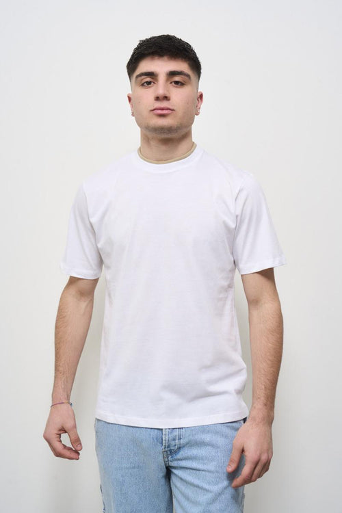 T-shirt uomo girocollo bianca