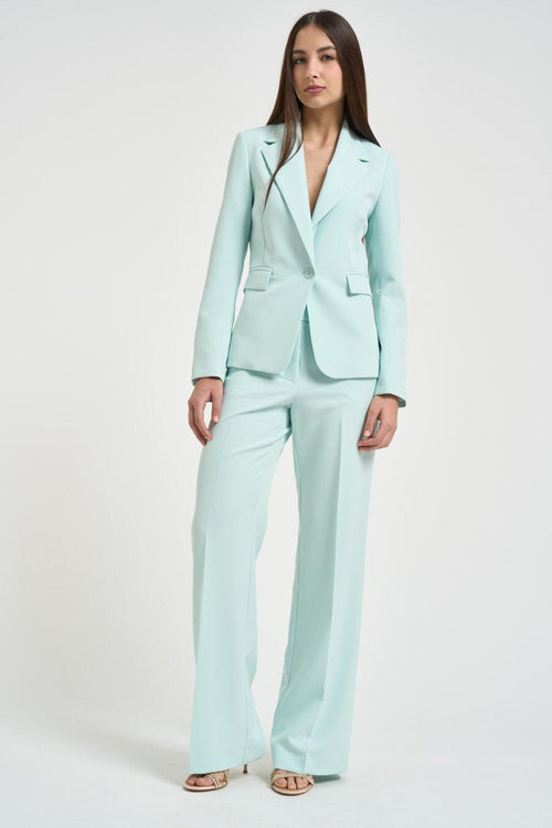 Tailleur donna verde acqua