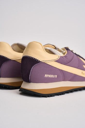 Sneakers donna lilla e avorio - 8