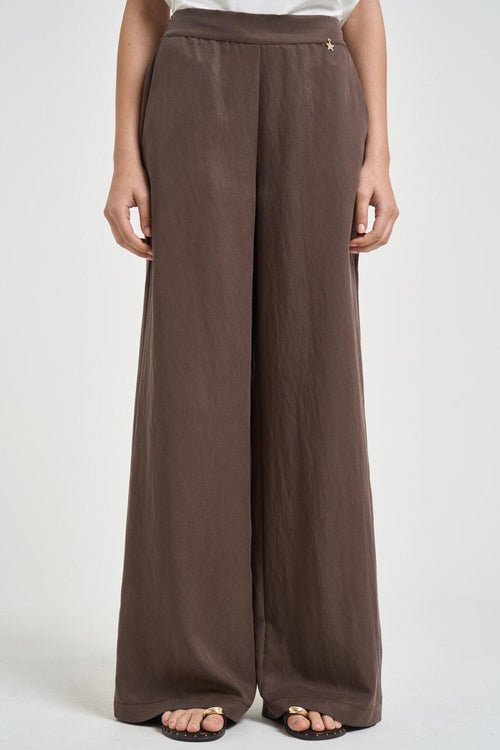 Pantalone donna fluido moro