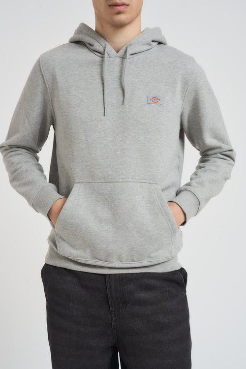Felpa uomo con cappuccio grigia