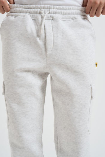Pantalone tuta jogger uomo grigio - 6