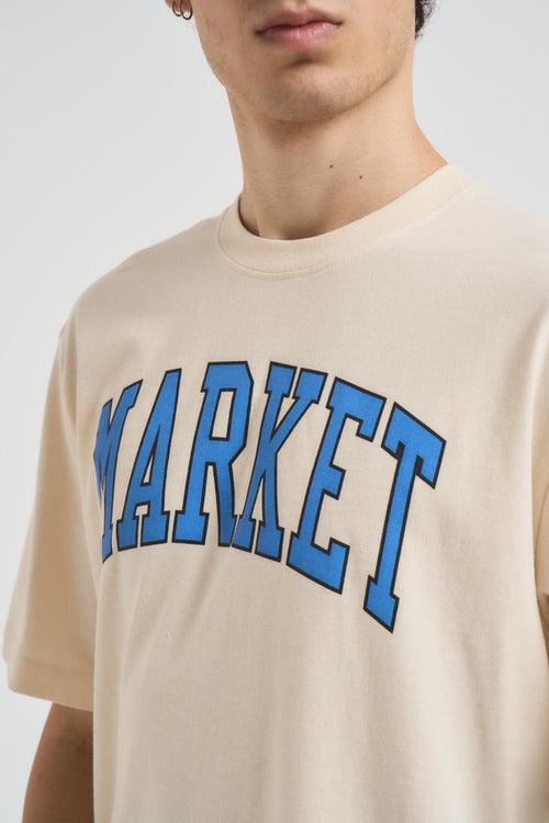 T-shirt uomo girocollo panna - 2