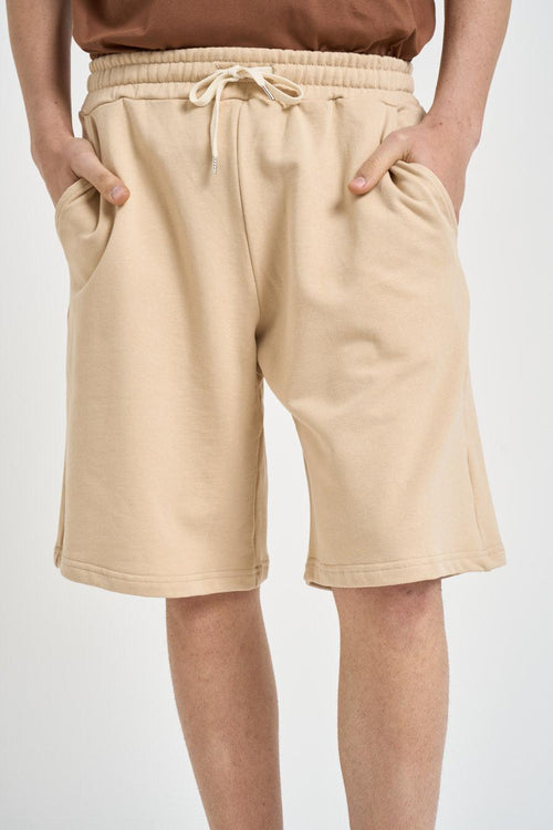 Bermuda uomo sportivo beige