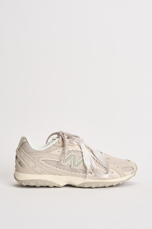 Sneakers donna 204L in suede panna