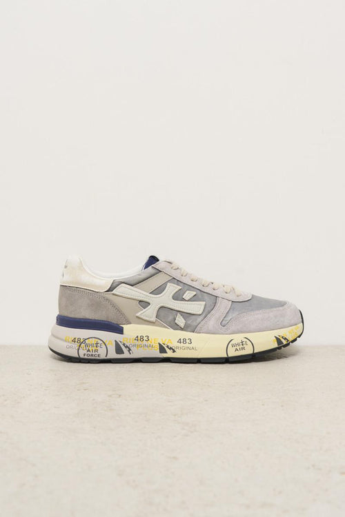 Sneakers uomo grigio/blu Mick 7217