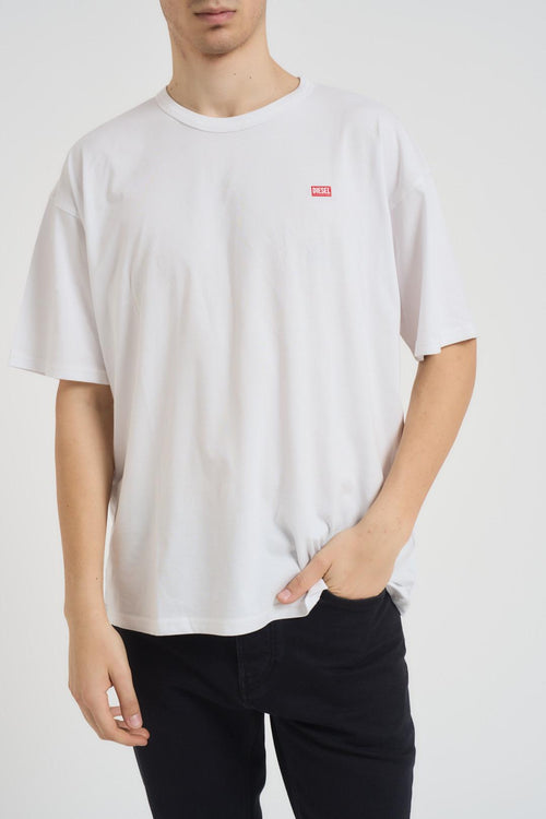 T-shirt uomo girocollo bianca