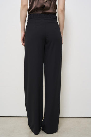 Pantalone donna nero a palazzo - 3