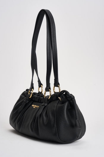 Borsa donna con coulisse nera - 4