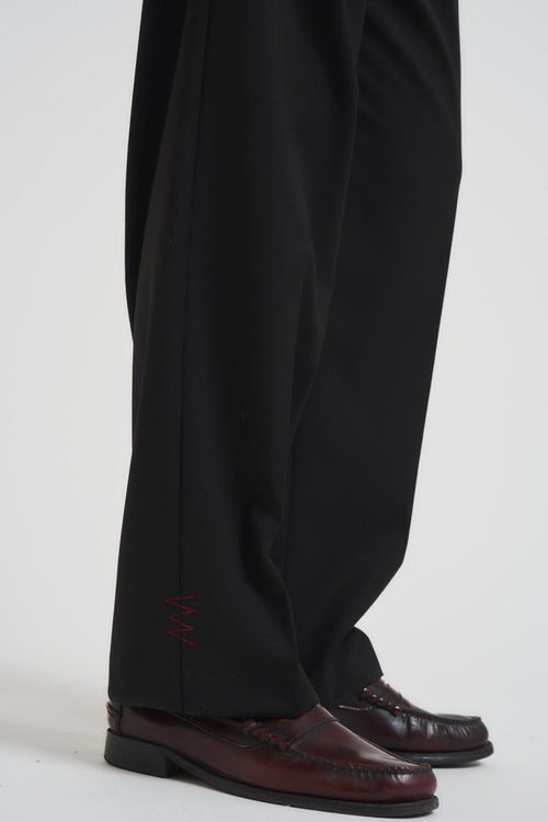 Pantalone uomo gamba dritta nero - 2
