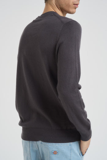 Maglia uomo girocollo grigio scuro - 3