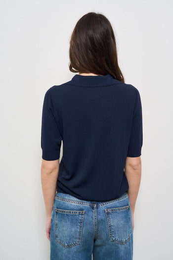 Polo donna blu - 3