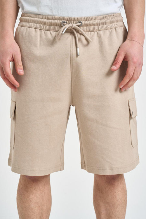 Bermuda uomo corto beige