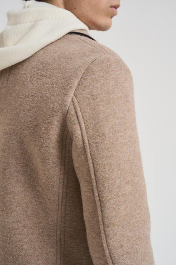 Cappotto uomo monopetto beige - 6