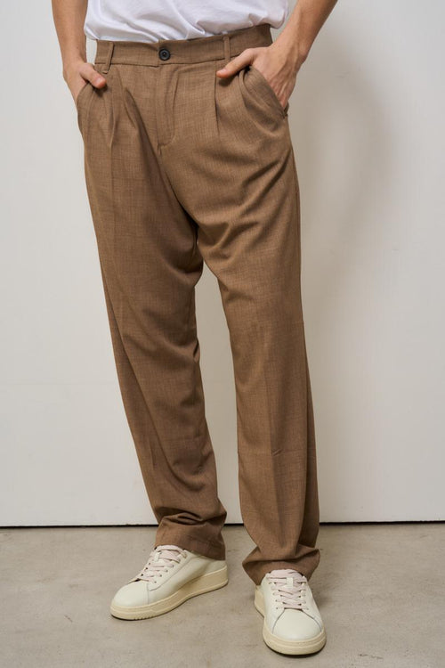 Pantalone uomo baggy tabacco - 2