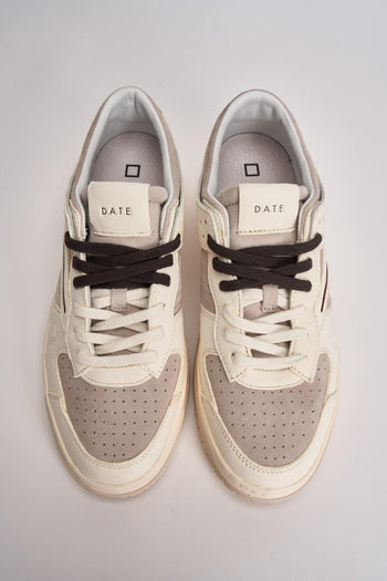 Sneakers uomo Torneo bianca e marrone - 6