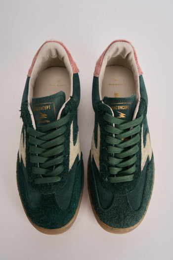 Sneakers donna verde e rosa - 6