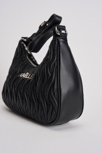 Borsa donna matelassè a spalla nera - 3