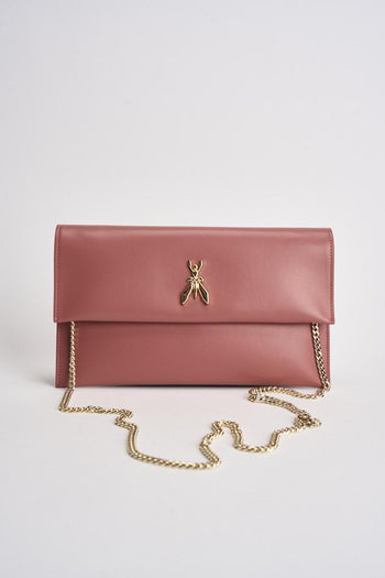 Clutch donna in pelle malva - 5