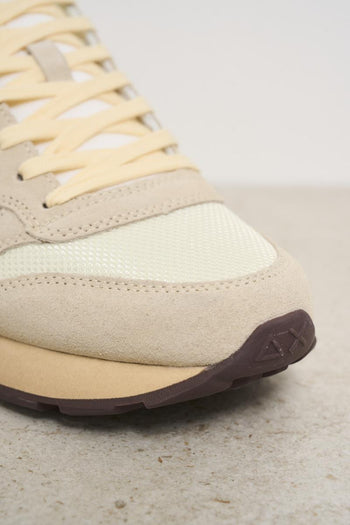 White and red men's sneakers - 5