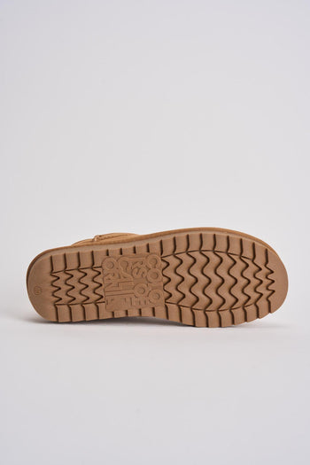 Stivaletto mini scamosciato donna cammello - 8