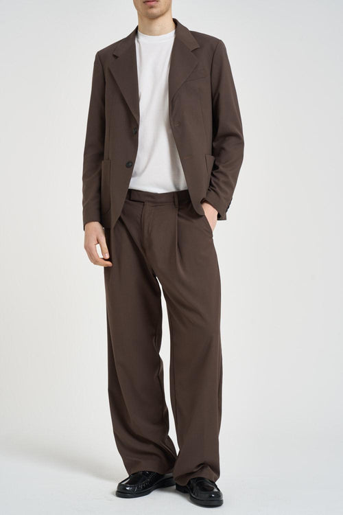 Giacca uomo monopetto moro