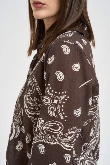 Abito donna fantasia bandana moro - 4
