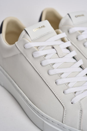 Sneakers uomo in pelle bianche - 5