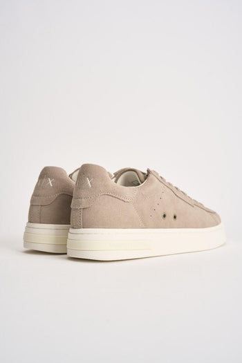 Sneakers uomo in suede beige - 7
